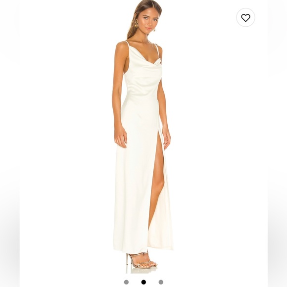 Revolve Bridal Reyna Maxi Dress in Pearl White - Picture 2 of 3